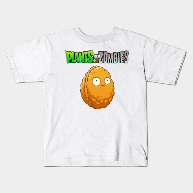 Wall nut design | Plants vs Zombies Kids T-Shirt by Zarcus11